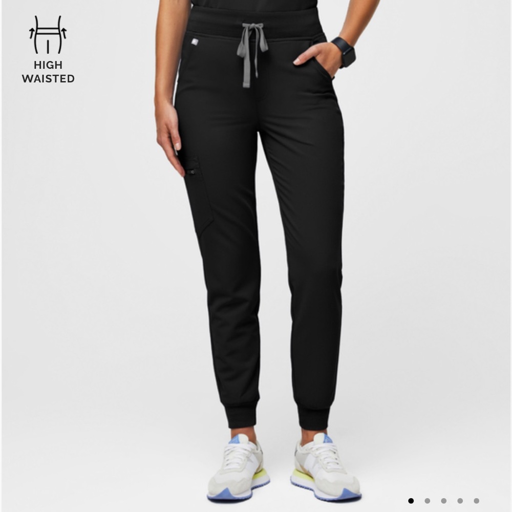 High Waisted Black Figs